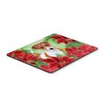 Skilledpower Jack Russell Terrier Poinsettas Mouse Pad; Hot Pad or Trivet SK234318